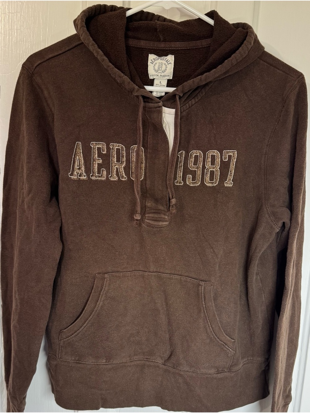 Aeropostale brown hoodie
